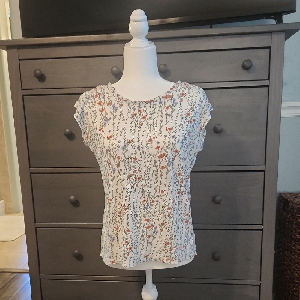 Cream Embellished Blouse